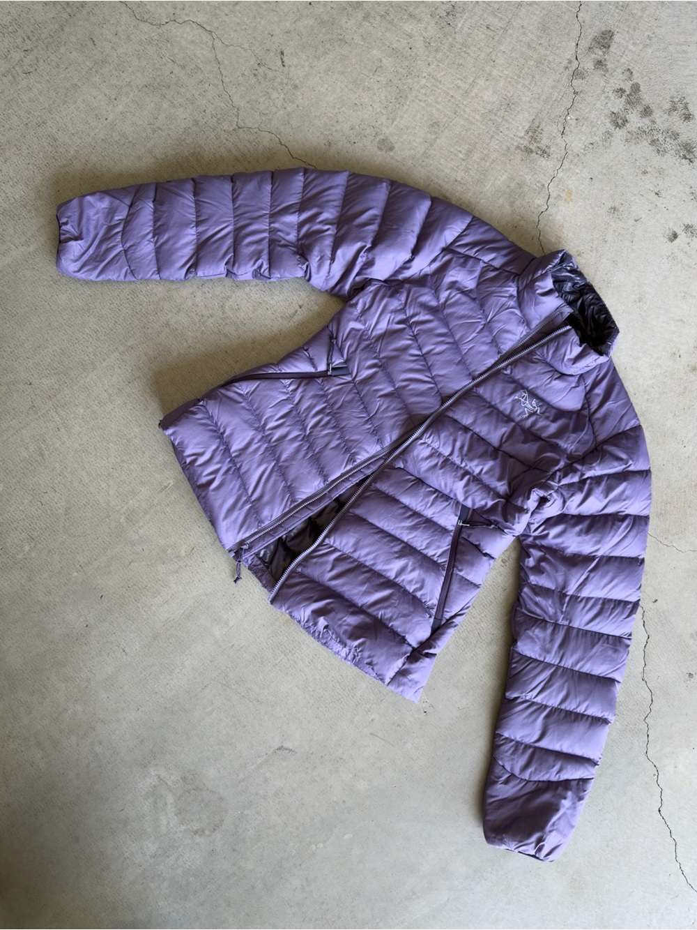 Arc'teryx / Purple Down Puffer Jacket / Womens Small - Picture 6 of 8